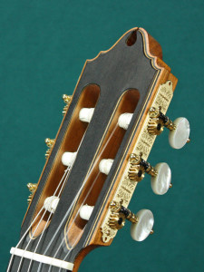 Headstock with Rodgers tuners